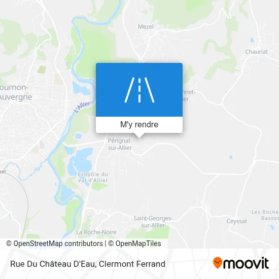 Rue Du Château D'Eau plan