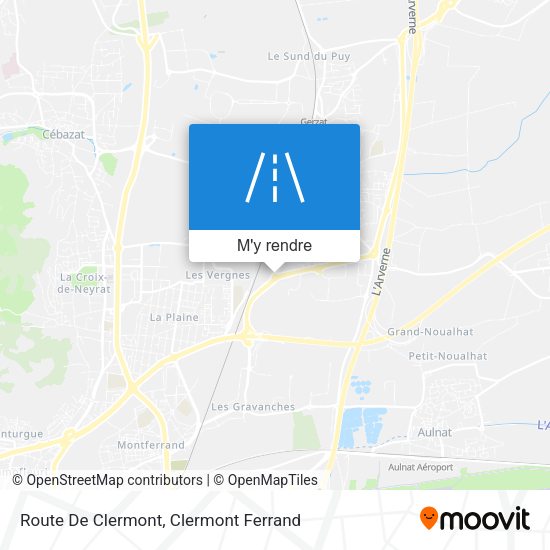 Route De Clermont plan