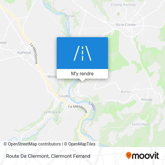 Route De Clermont plan