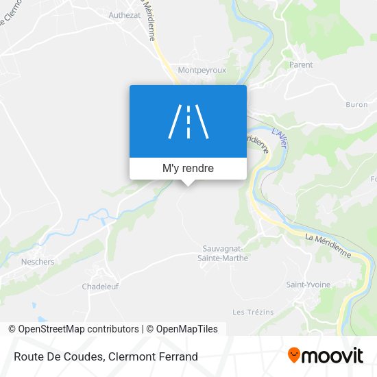 Route De Coudes plan