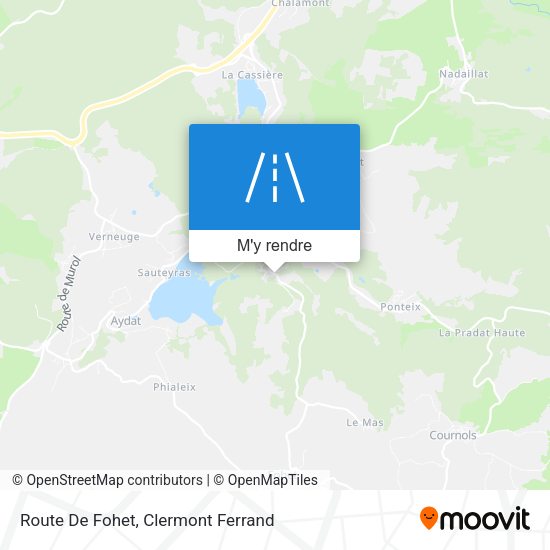 Route De Fohet plan