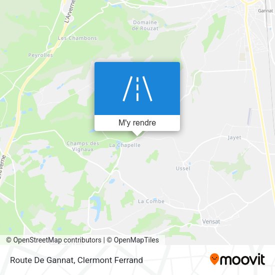 Route De Gannat plan
