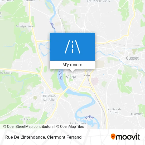 Rue De L'Intendance plan