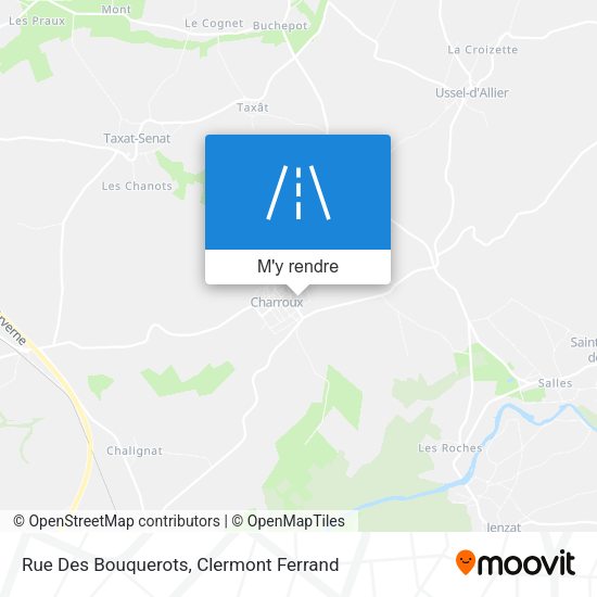 Rue Des Bouquerots plan