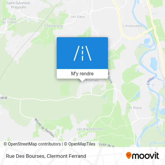 Rue Des Bourses plan