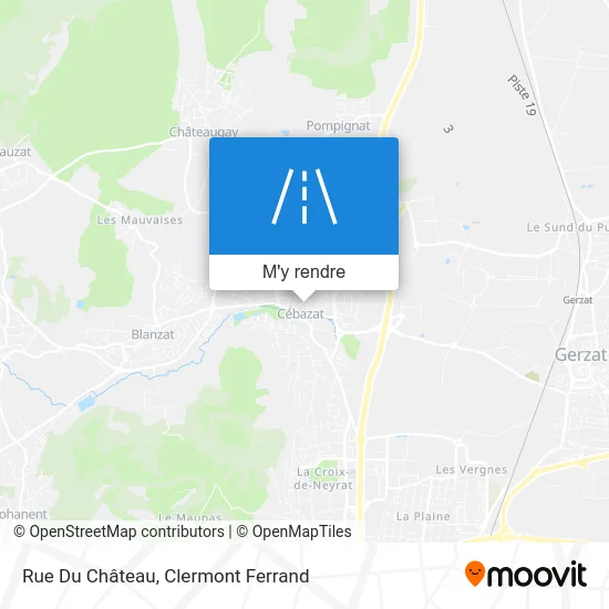 Rue Du Château plan