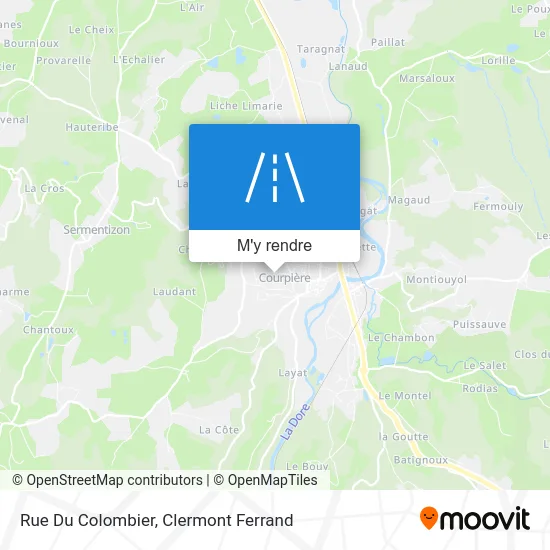 Rue Du Colombier plan