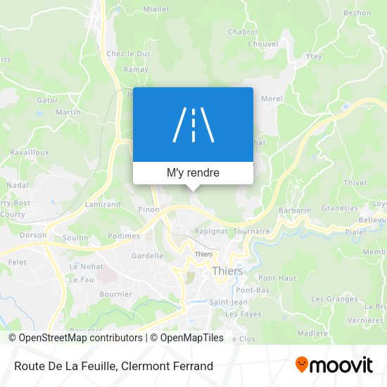 Route De La Feuille plan
