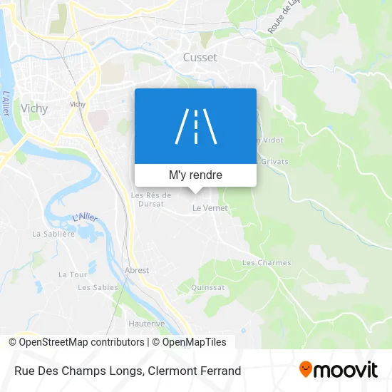 Rue Des Champs Longs plan