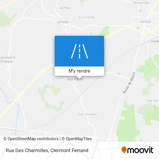 Rue Des Charmilles plan