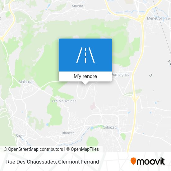 Rue Des Chaussades plan