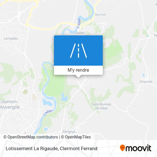 Lotissement La Rigaude plan
