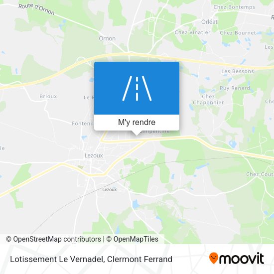 Lotissement Le Vernadel plan