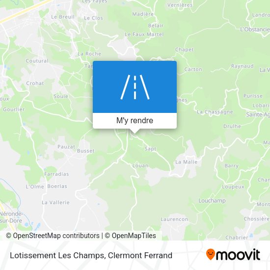 Lotissement Les Champs plan