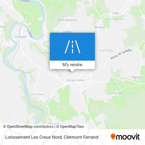Lotissement Les Creux Nord plan
