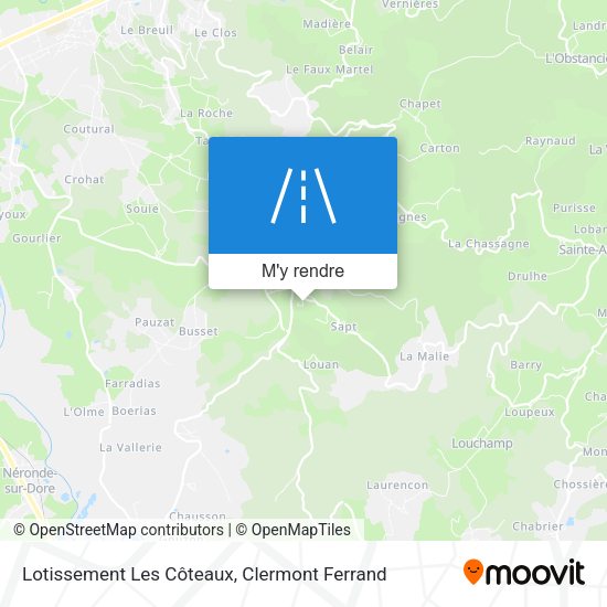 Lotissement Les Côteaux plan