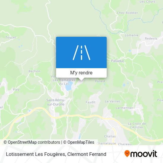 Lotissement Les Fougères plan