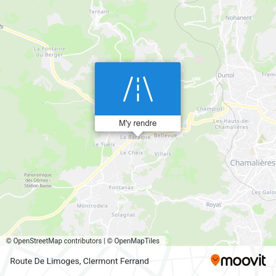 Route De Limoges plan