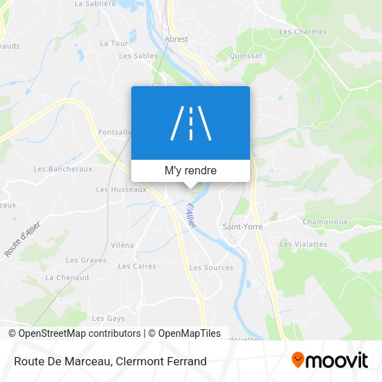 Route De Marceau plan
