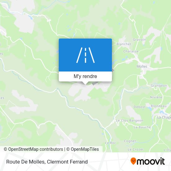 Route De Molles plan