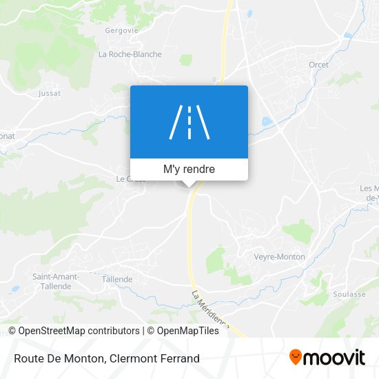 Route De Monton plan