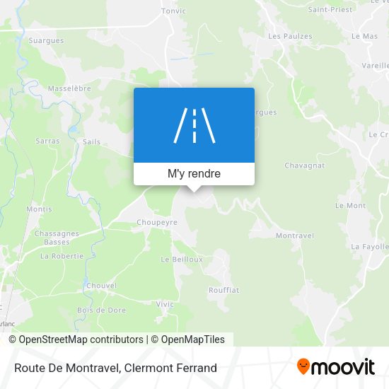 Route De Montravel plan