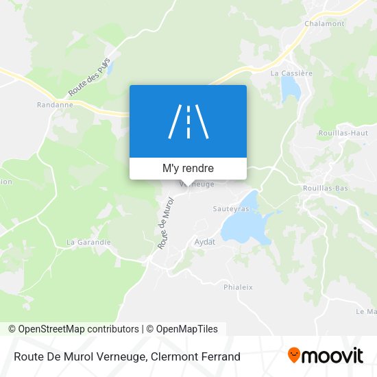 Route De Murol Verneuge plan