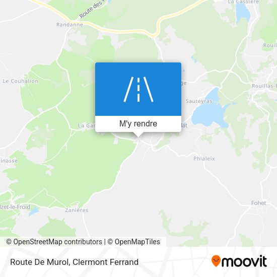 Route De Murol plan