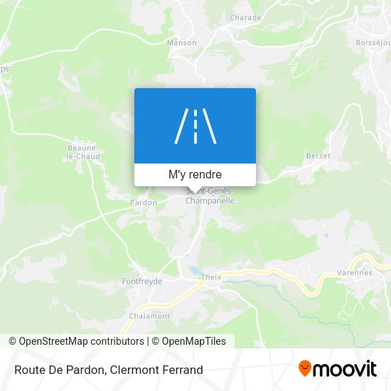 Route De Pardon plan