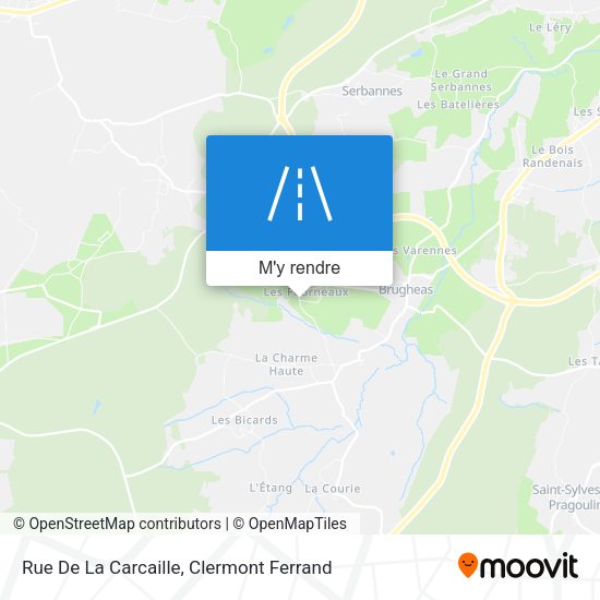Rue De La Carcaille plan