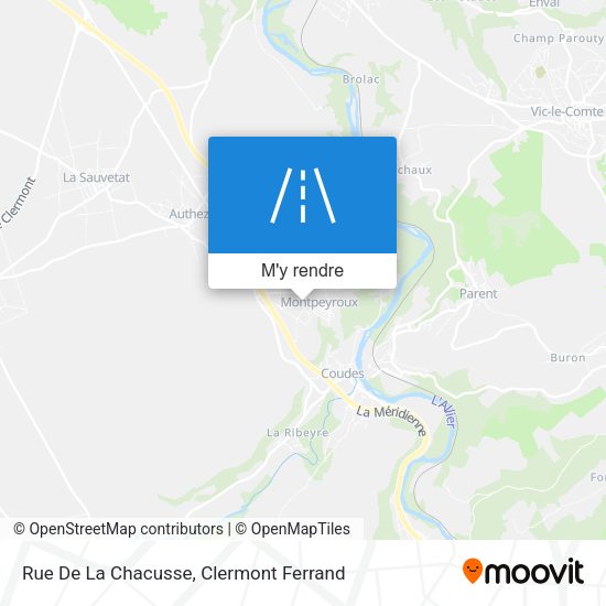 Rue De La Chacusse plan