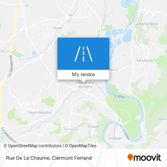 Rue De La Chaume plan