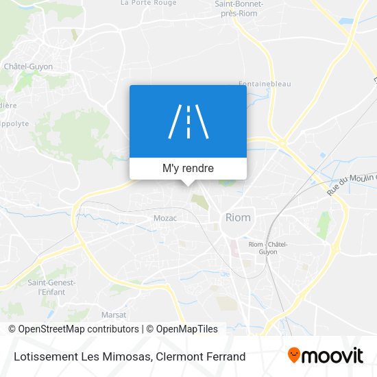 Lotissement Les Mimosas plan