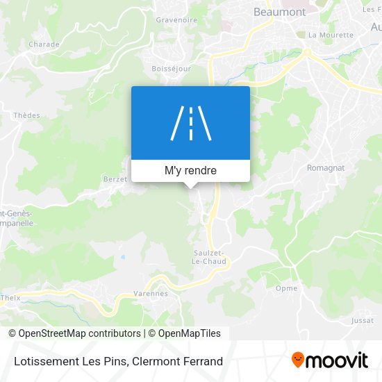Lotissement Les Pins plan
