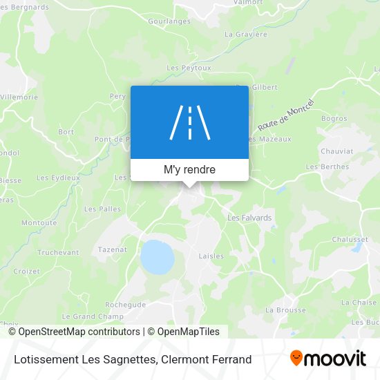 Lotissement Les Sagnettes plan