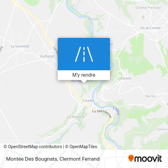 Montée Des Bougnats plan