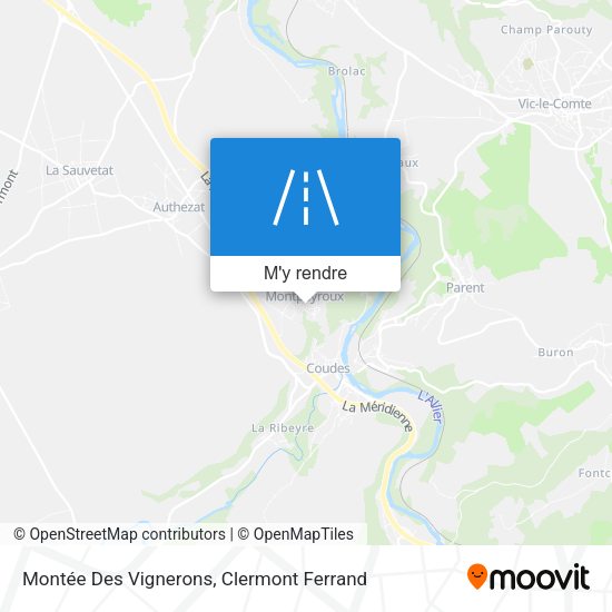 Montée Des Vignerons plan