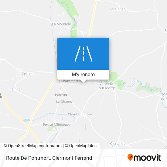 Route De Pontmort plan