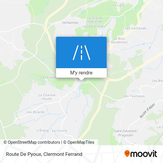 Route De Pyoux plan