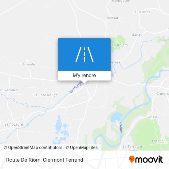 Route De Riom plan