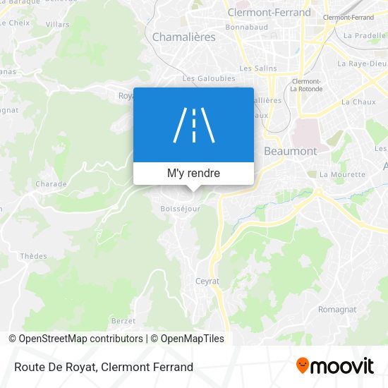 Route De Royat plan