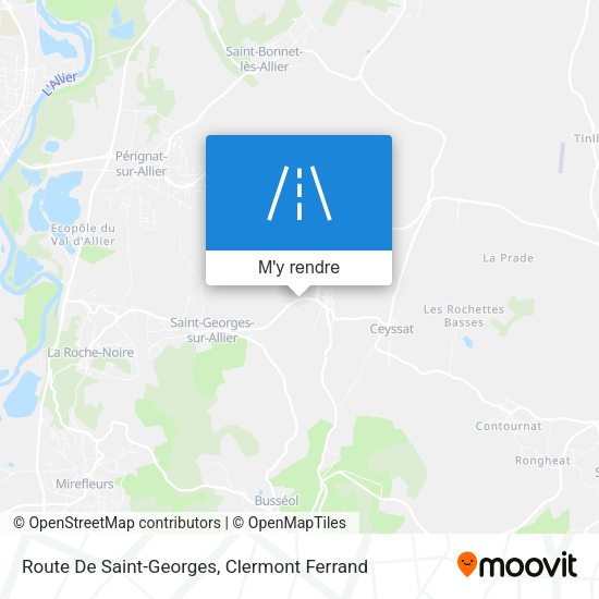 Route De Saint-Georges plan