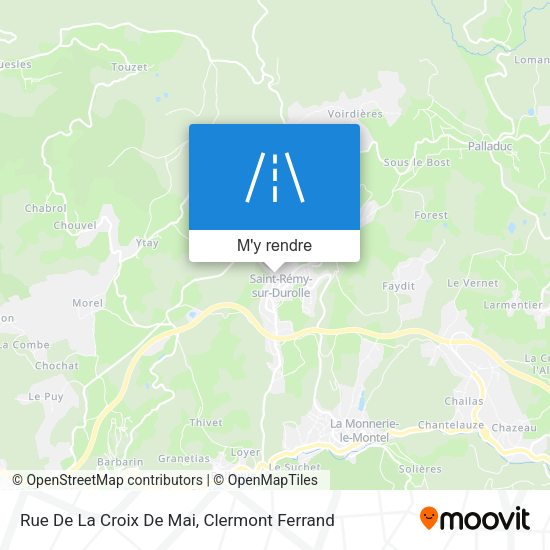 Rue De La Croix De Mai plan