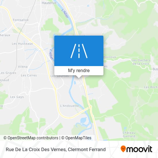 Rue De La Croix Des Vernes plan