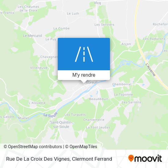 Rue De La Croix Des Vignes plan