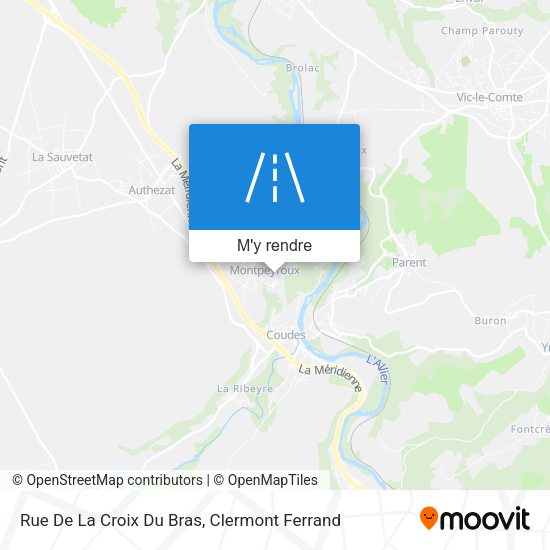 Rue De La Croix Du Bras plan