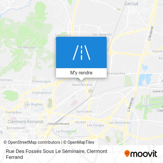 Rue Des Fossés Sous Le Séminaire plan