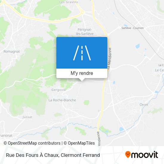 Rue Des Fours À Chaux plan