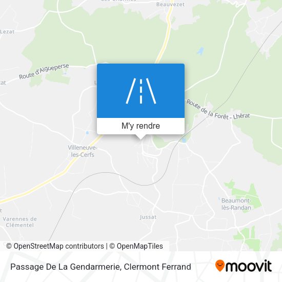 Passage De La Gendarmerie plan