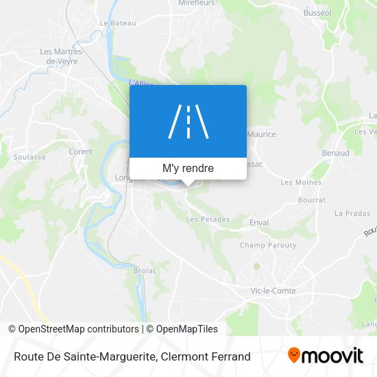 Route De Sainte-Marguerite plan
